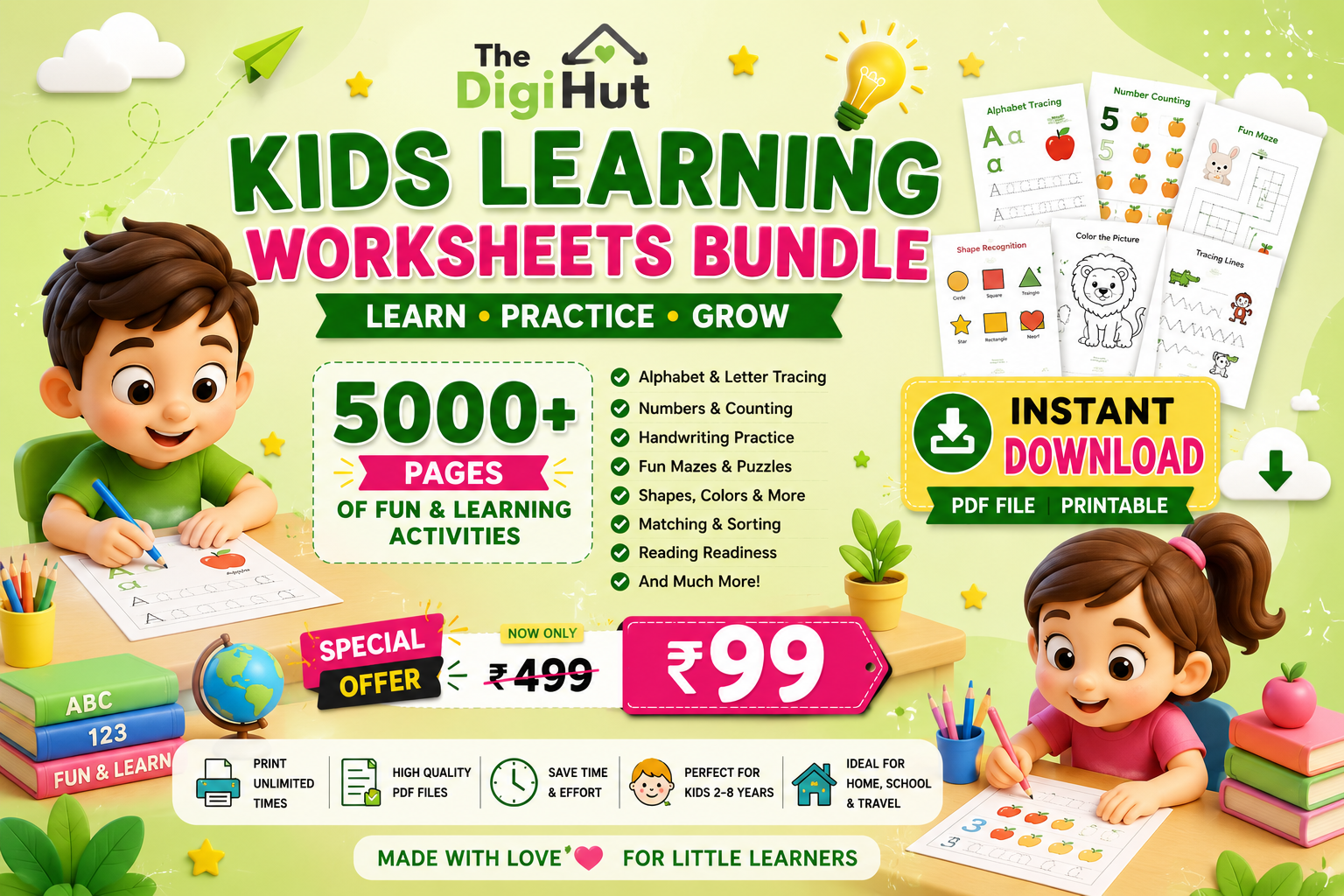Fun & Learn worksheets