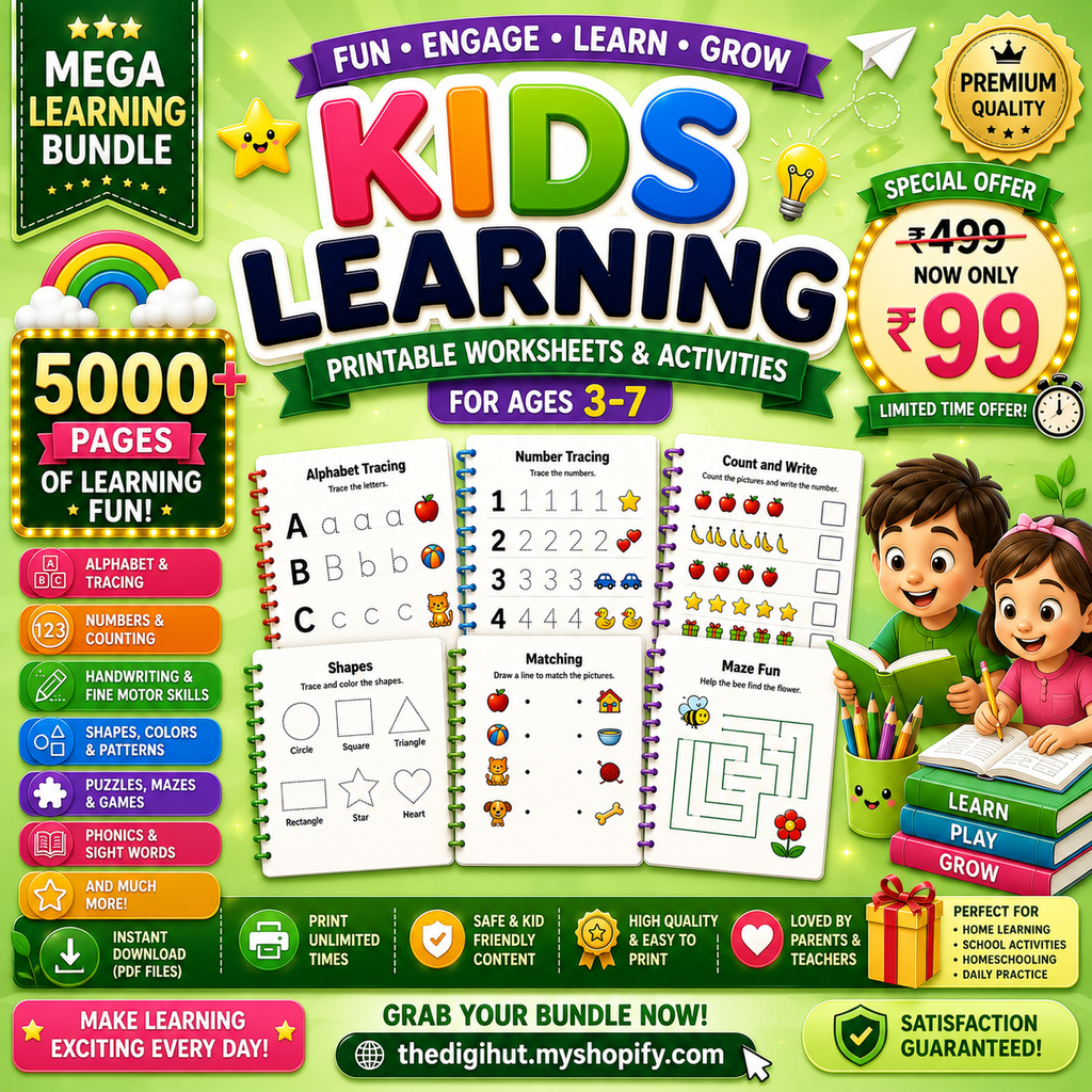 Fun & Learn worksheets